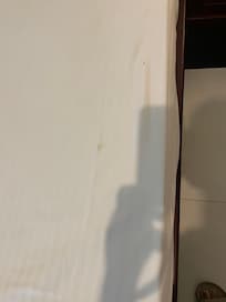Stains on the sheets even on the second bed