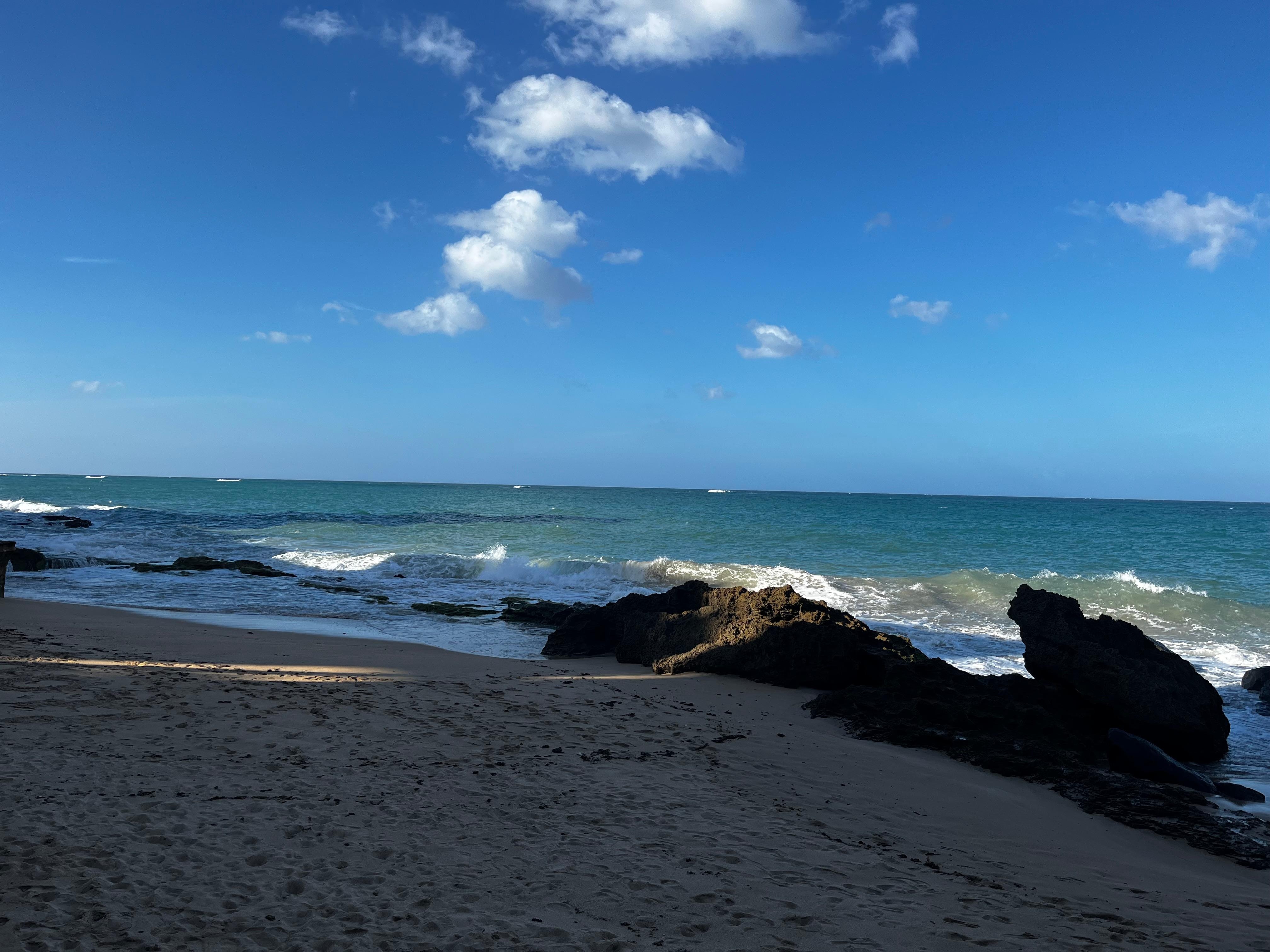 Beautiful view of Atlantic Ocean.