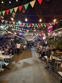 Poblano walking distance. Fun place