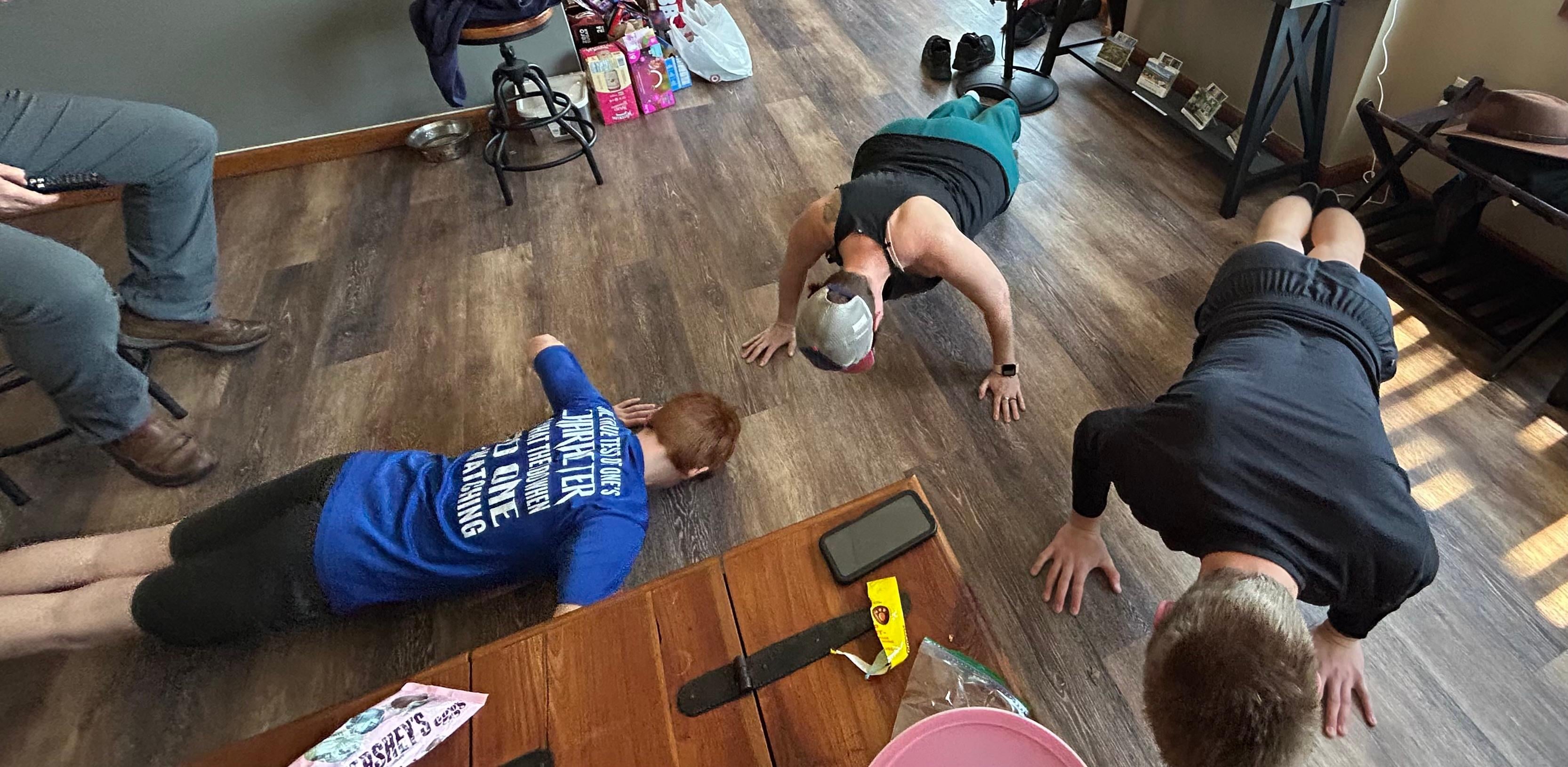 We were here for Easter - just trying to exercise some of those Easter meal calories off!