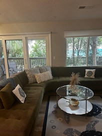 Living room area was so spacious and comfy