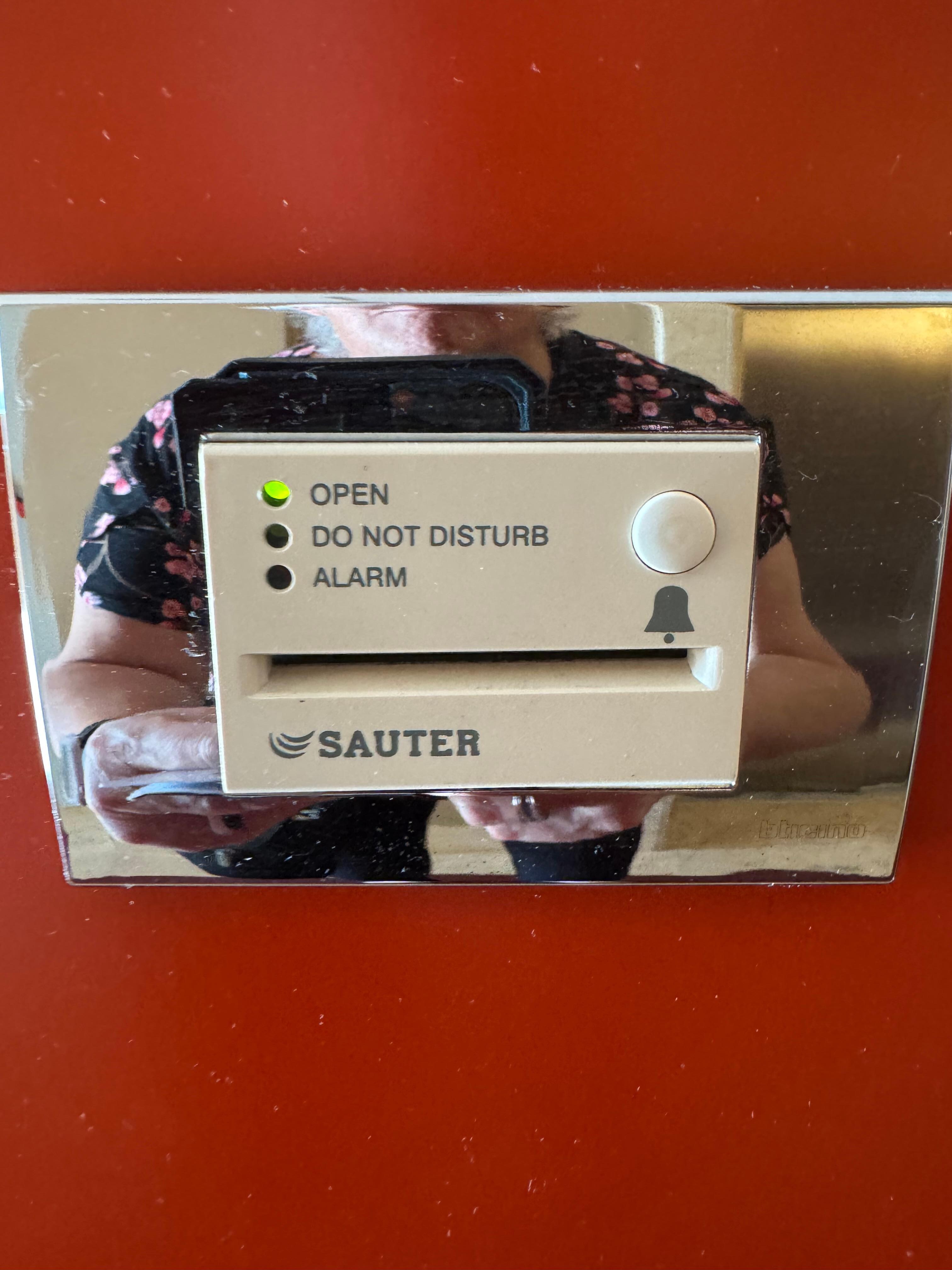Ultra modern key access - outside the room