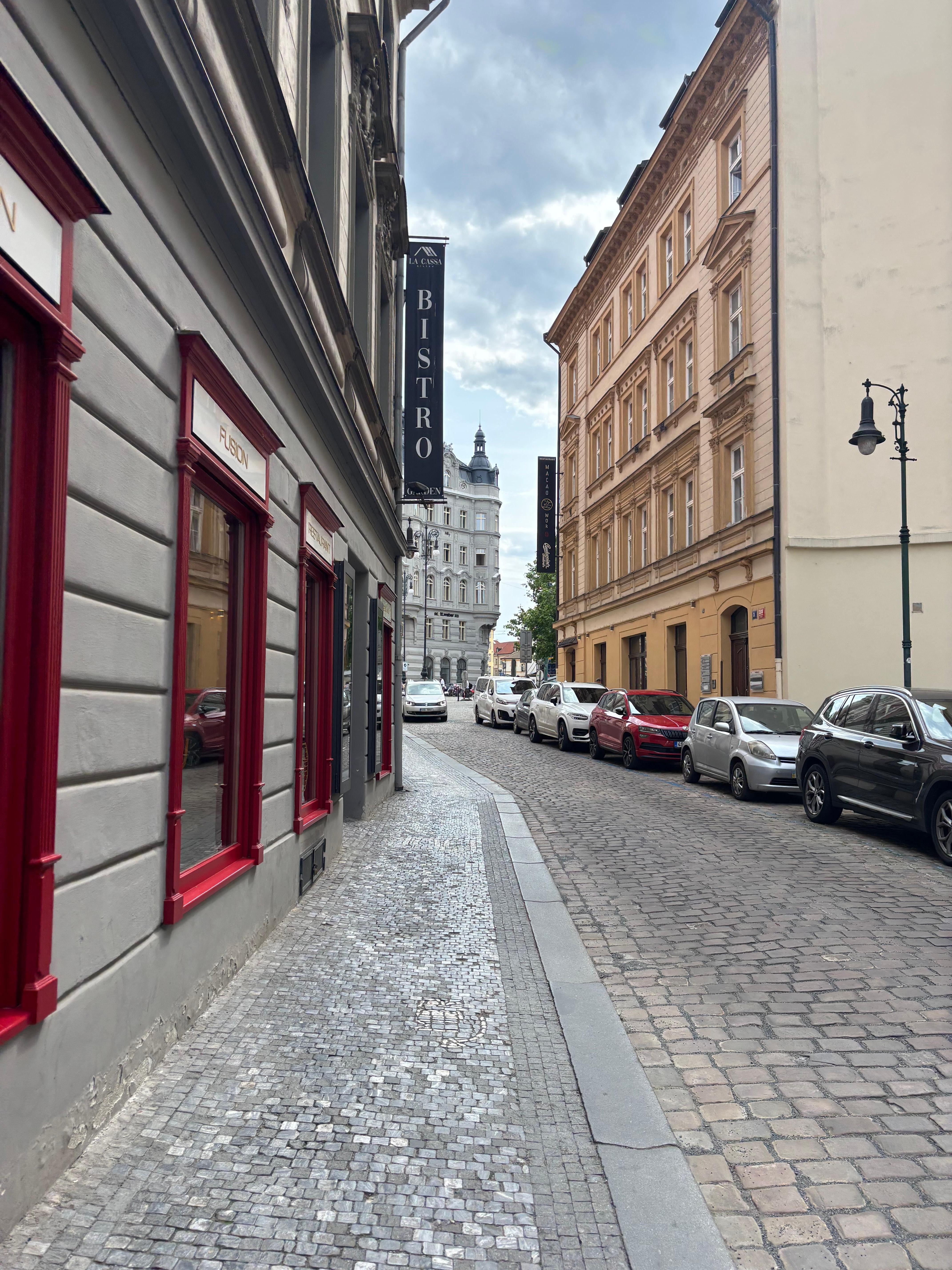 Street outside the hotel