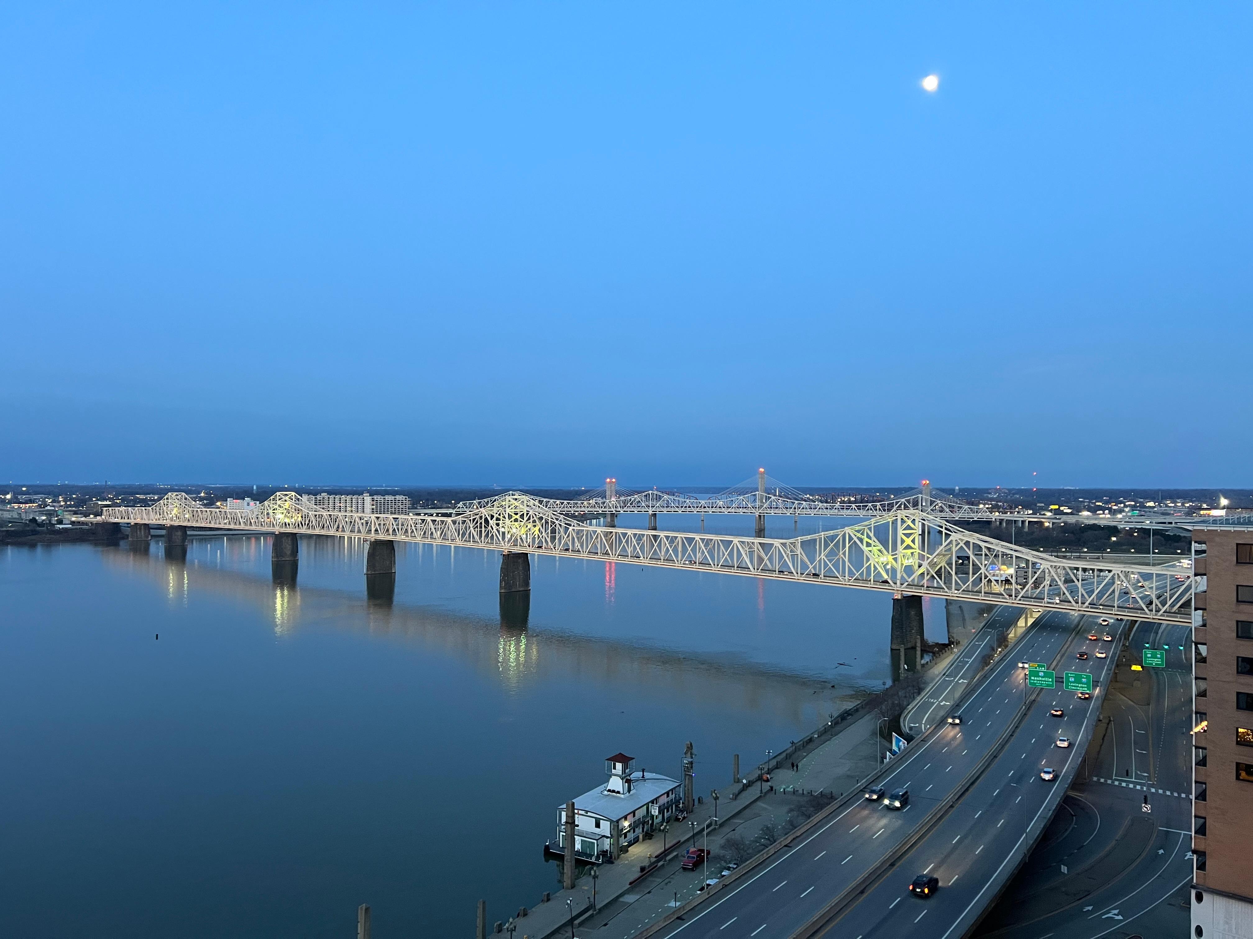 View from our suite on the 19th floor