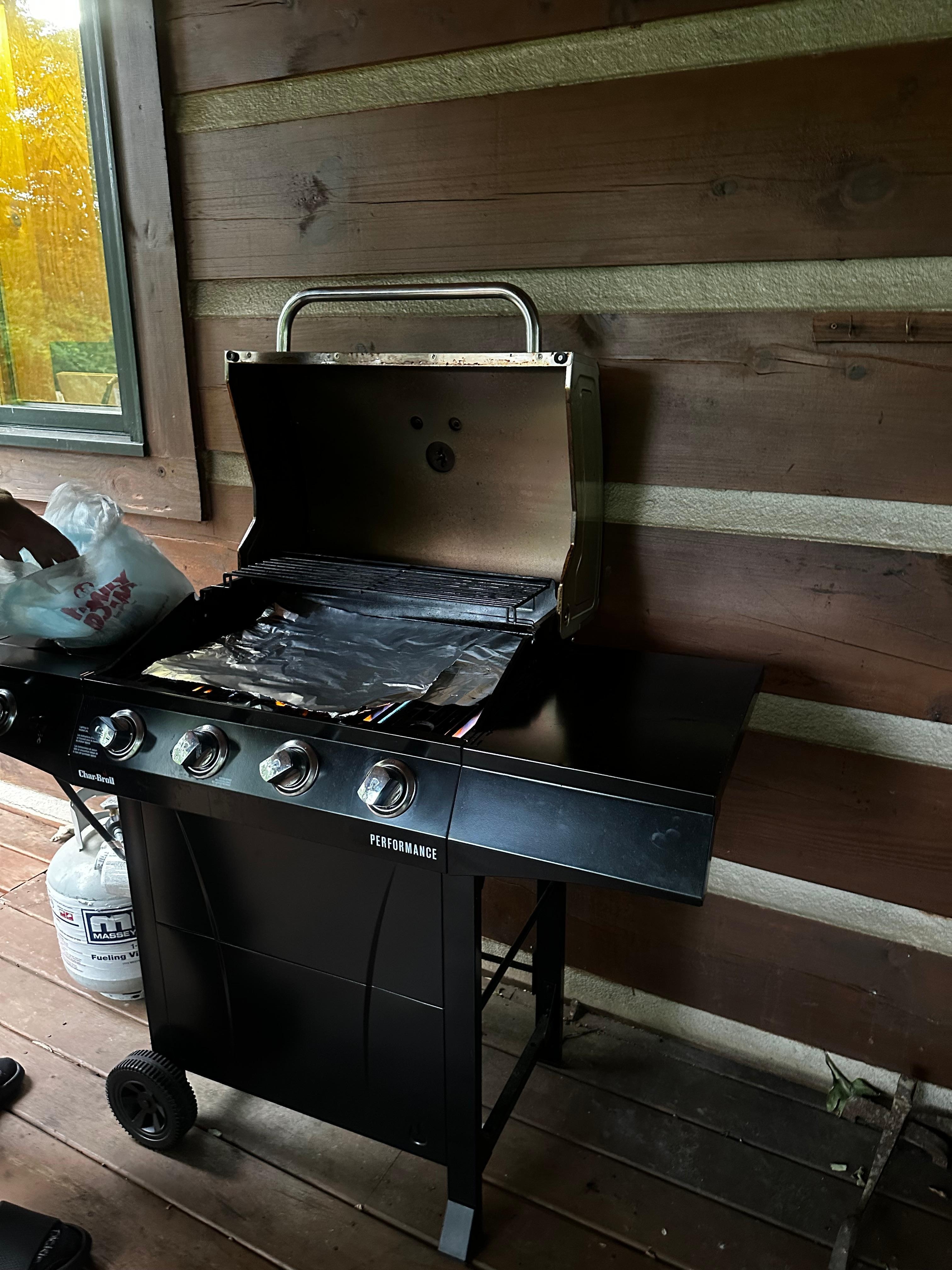 Ready to use gas grill