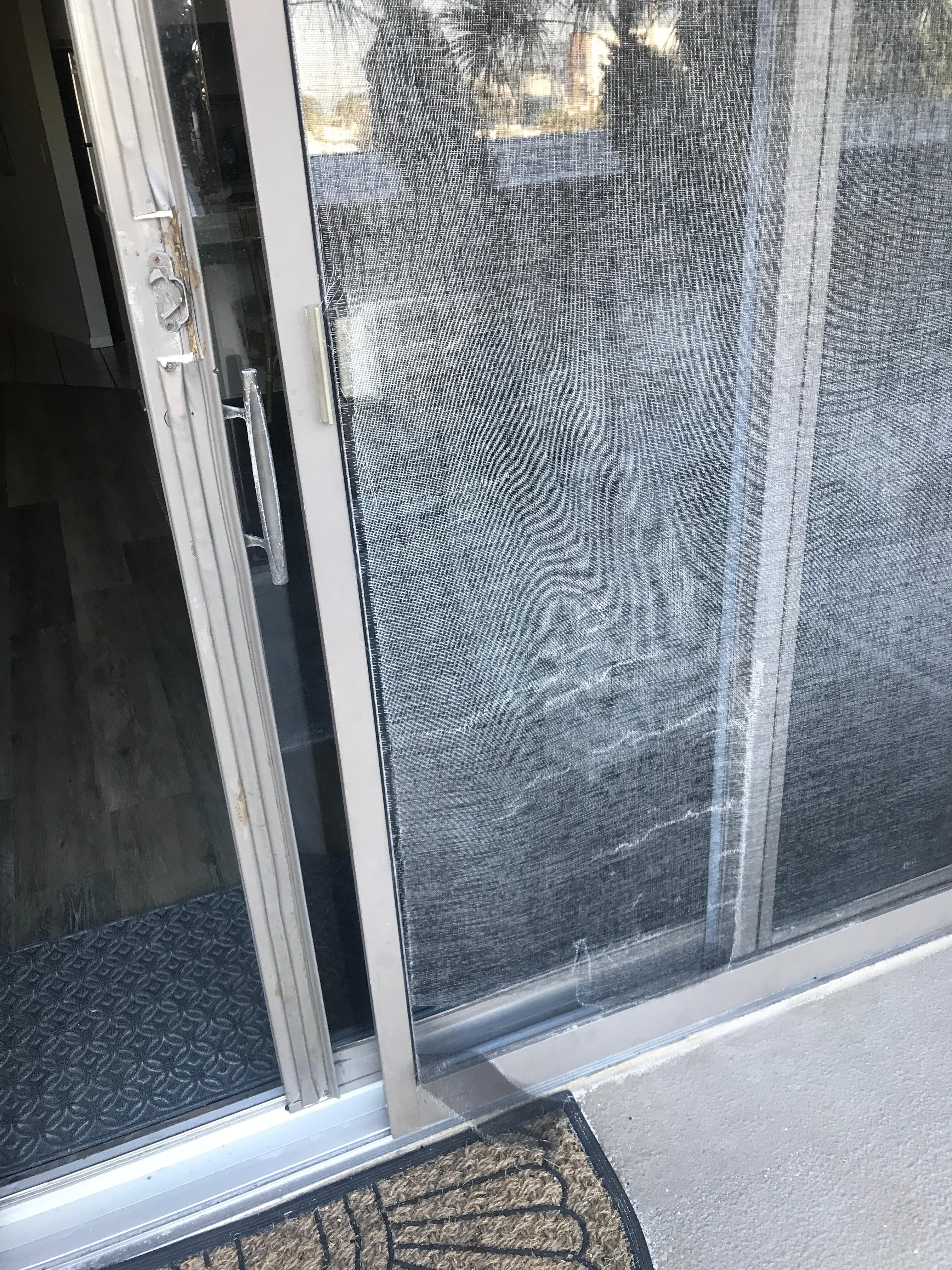 Patio screen door