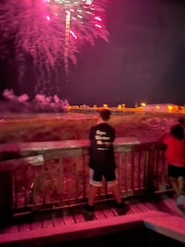 Fireworks up a Okaloosa pier