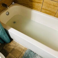 Water in the shower the morning after I used it.