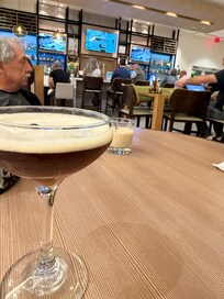 Coffee Martini at the hotel