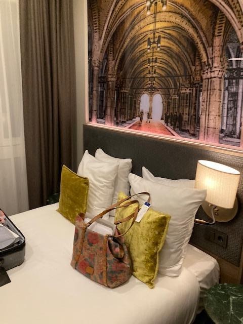 Nice firmTwin + not quite Queen bed