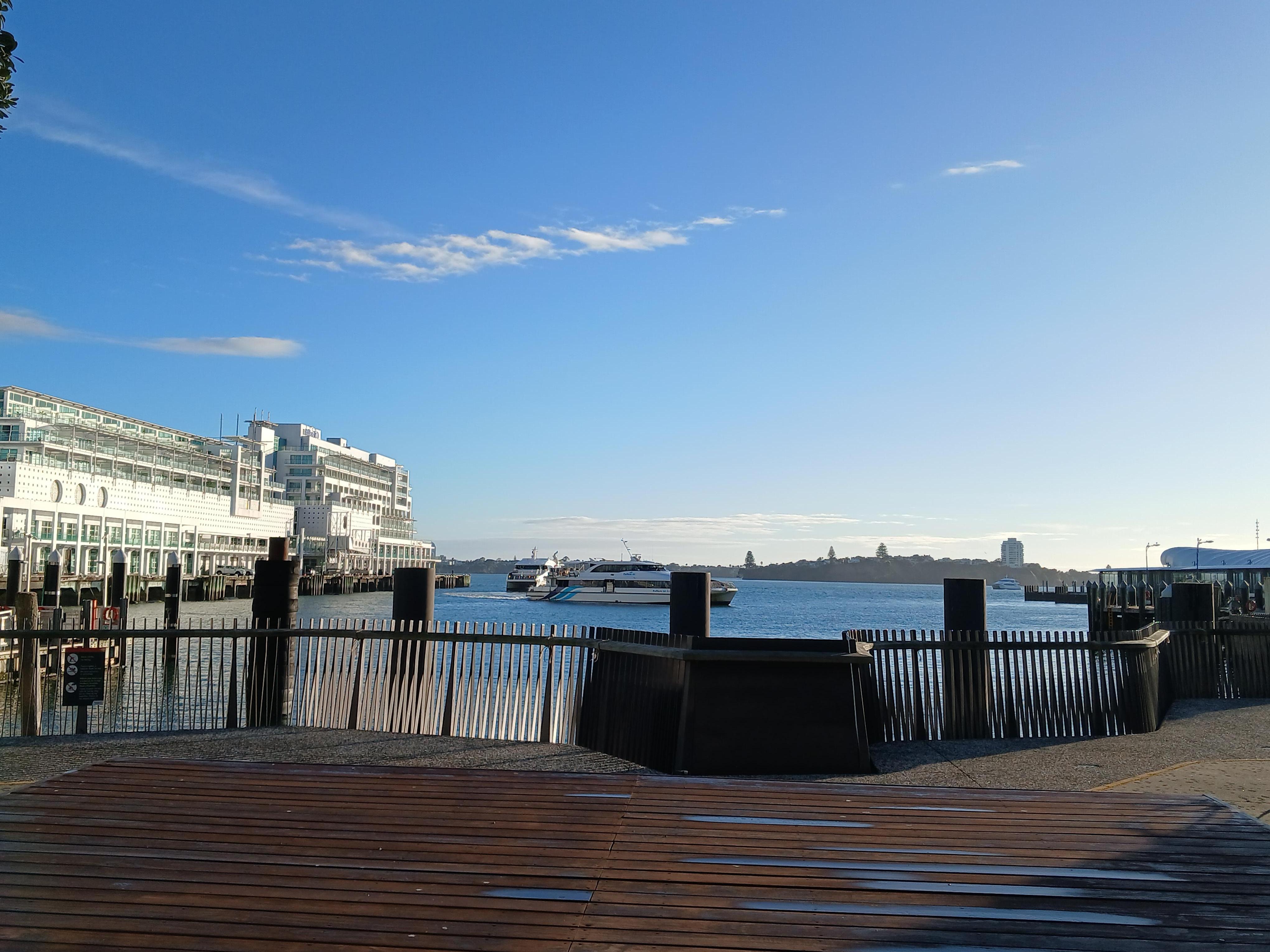 Auckland harbour.