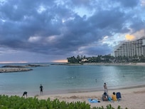 One of the lagoons.