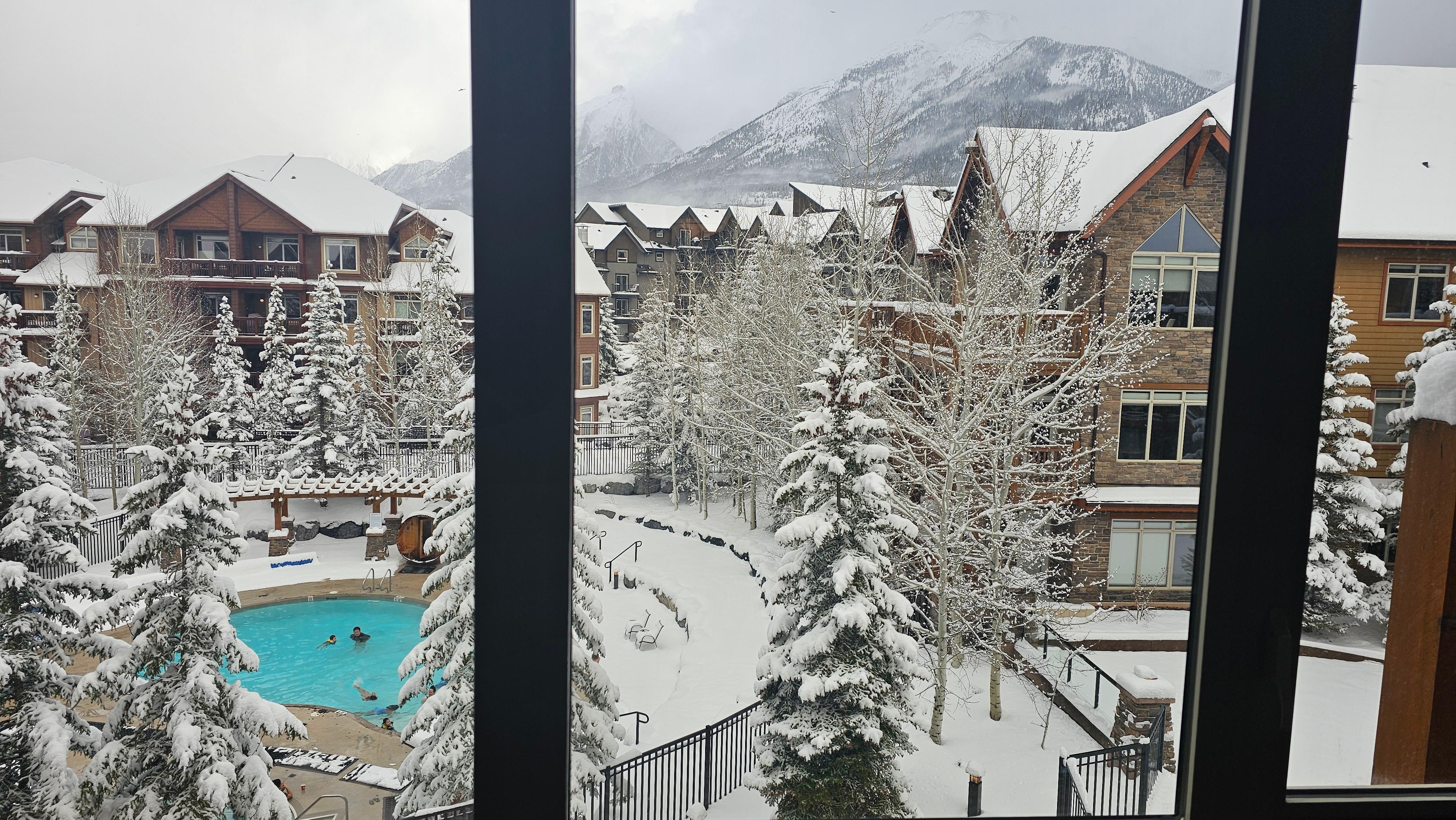 Fabulous view and changing spring scenery