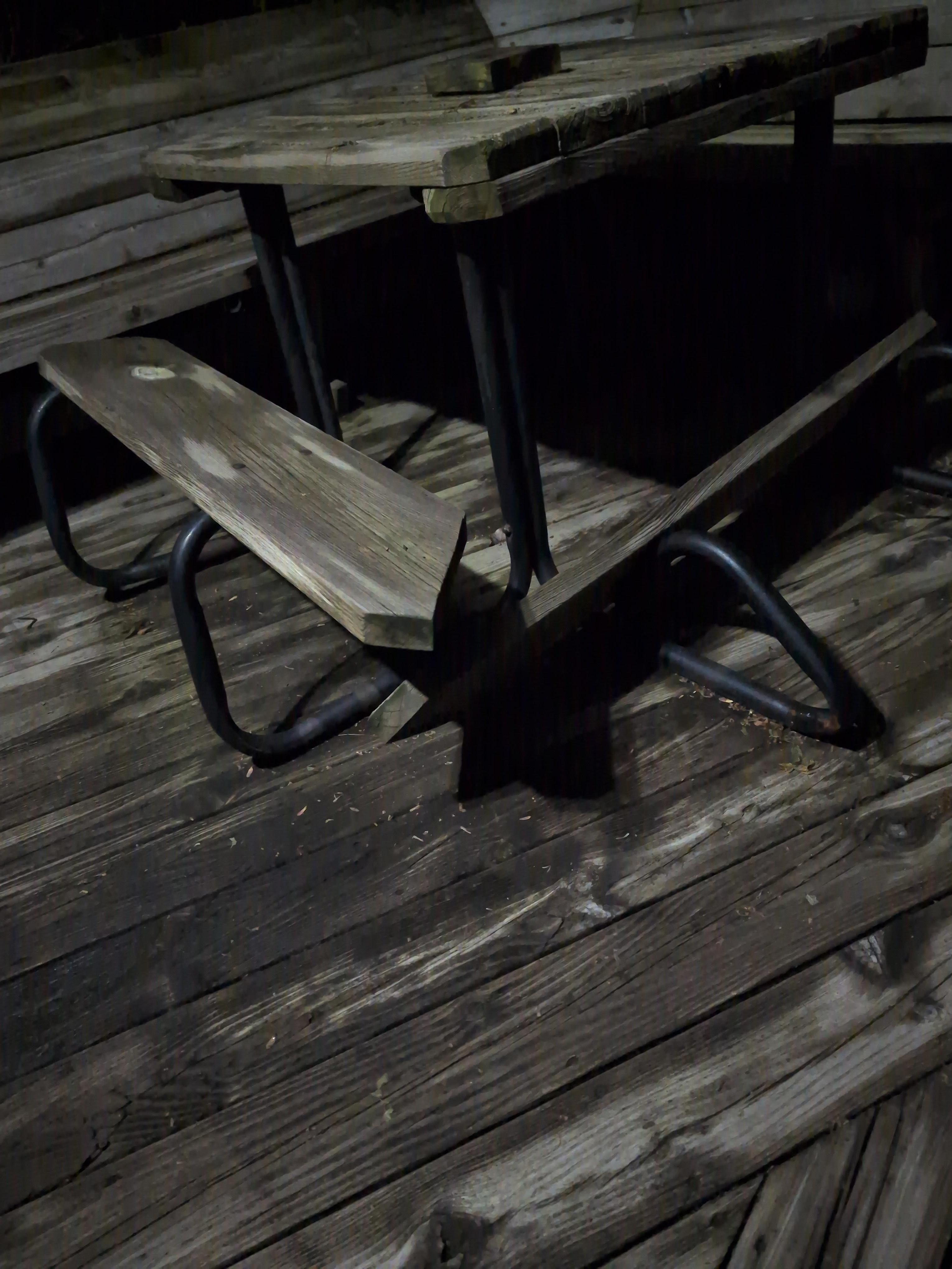 Broken front porch furniture 
