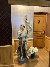 Joan of arc outside our room