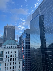 From the rooftop view
