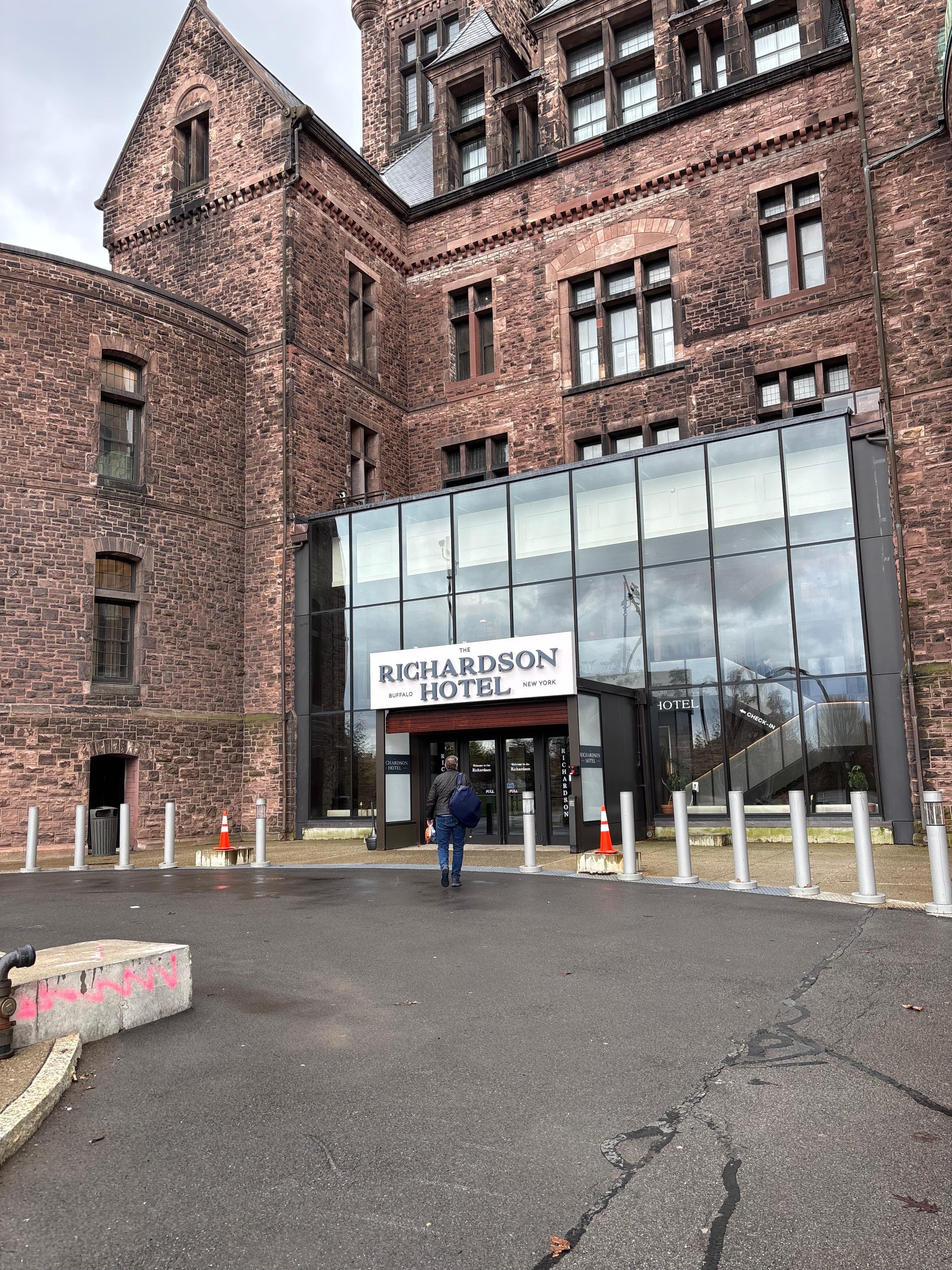 Modern entrance - very welcoming