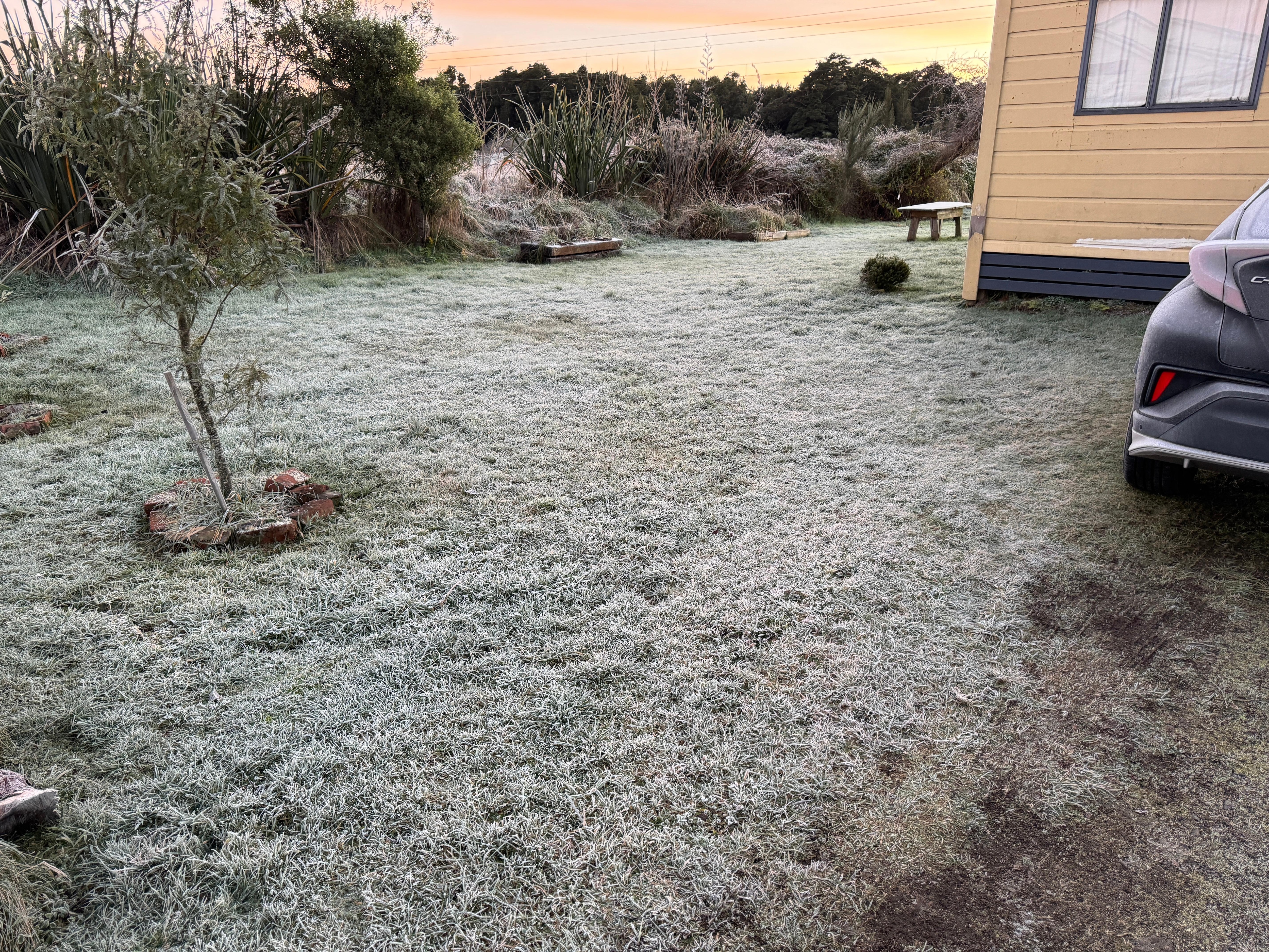 7 am view with 0 degrees. 