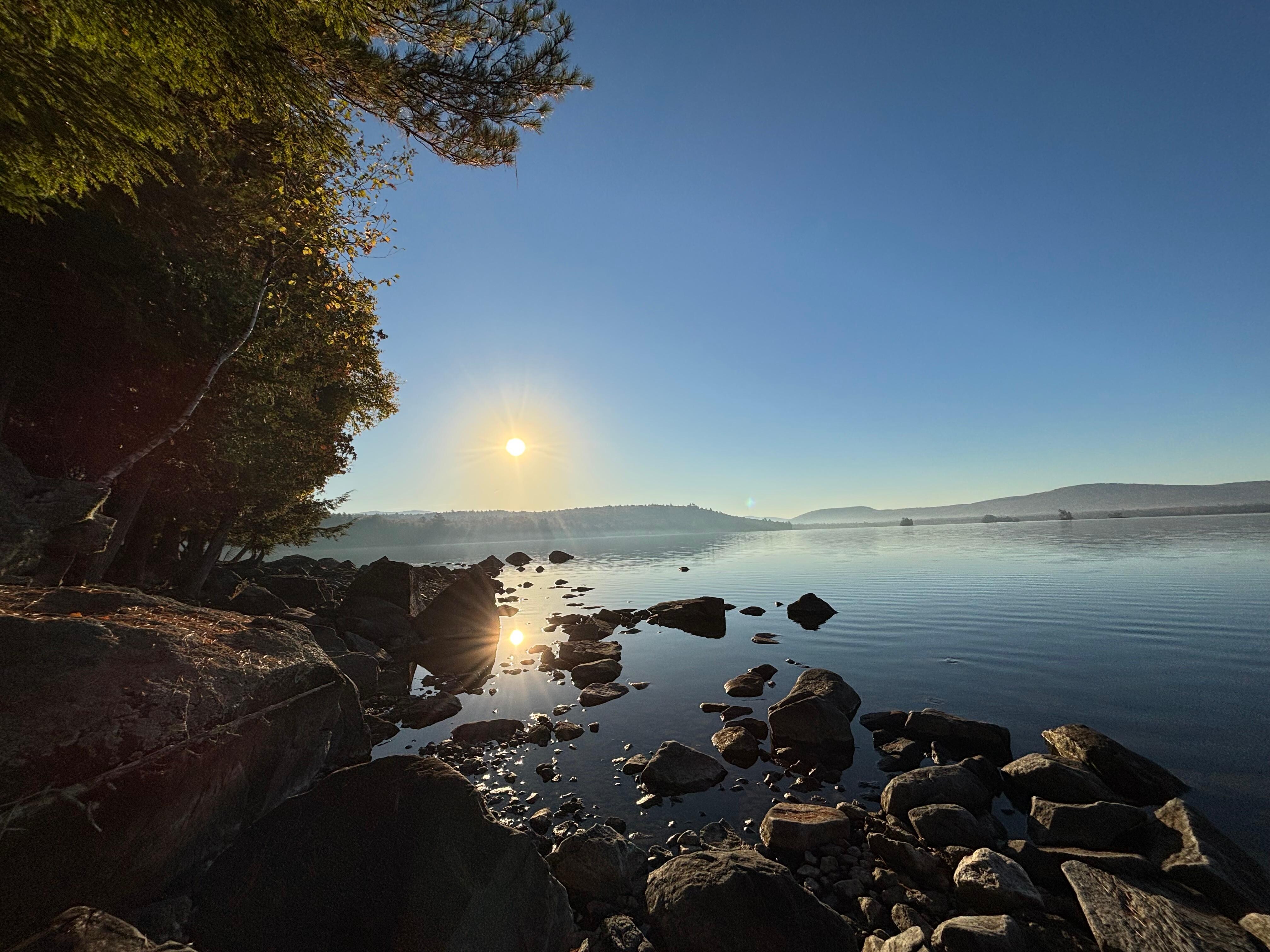 Sunrise from the shore