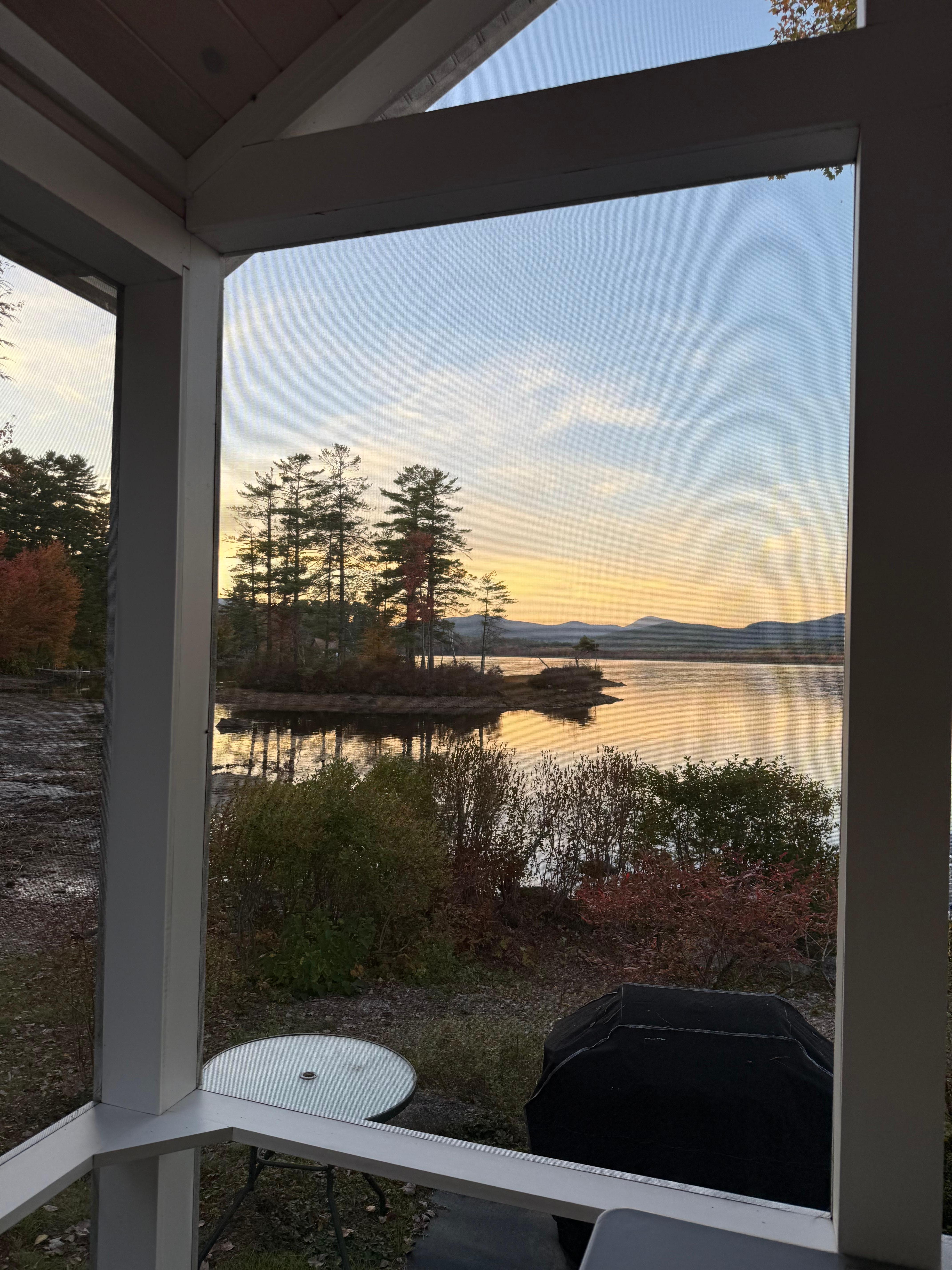 View from screen porch