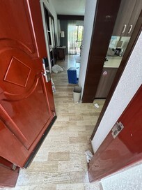 Dirty room at Check-In