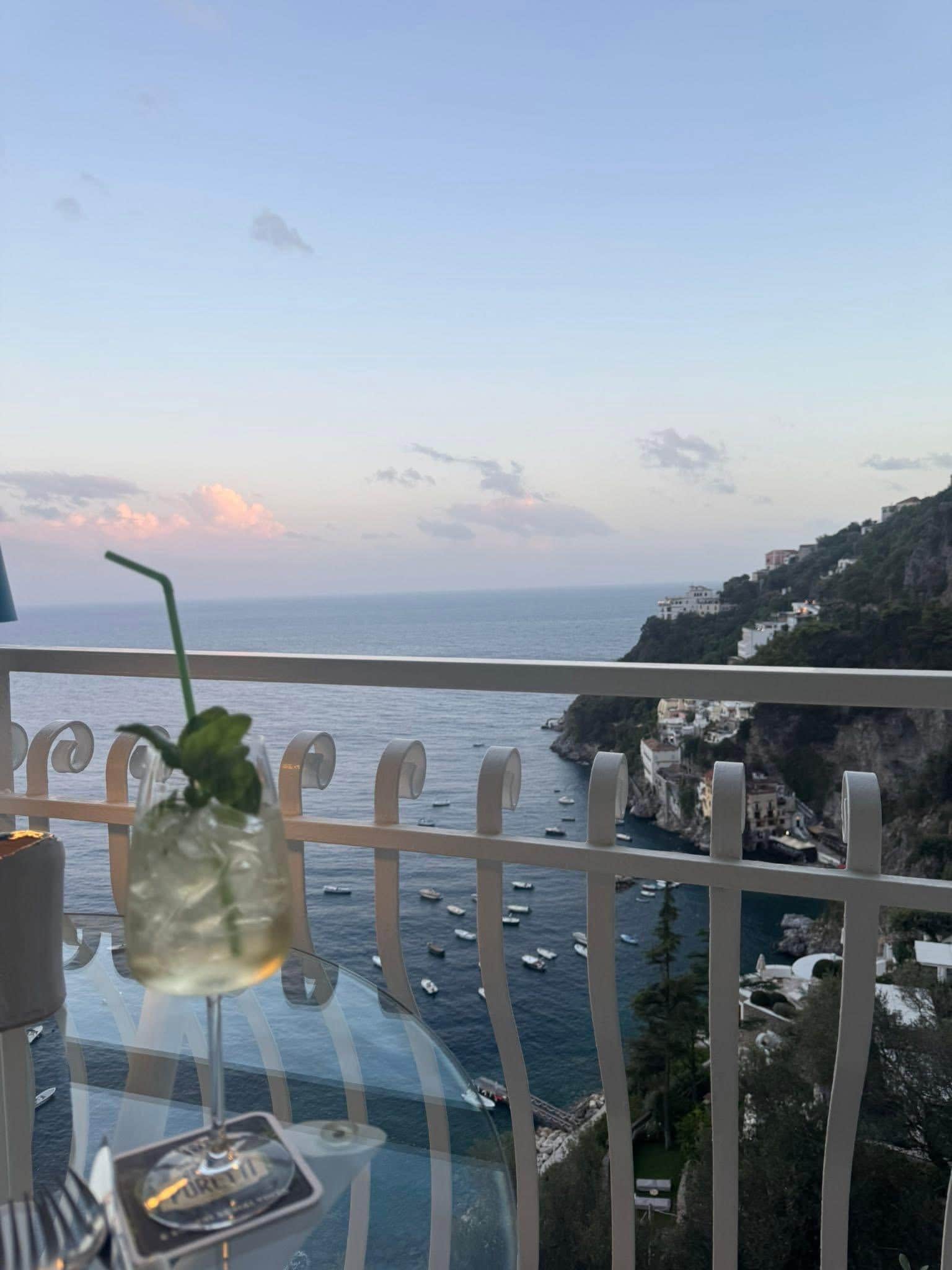 The view from the inside terrace at their restaurant.