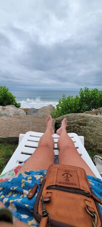 My signature "i was here foot photo".