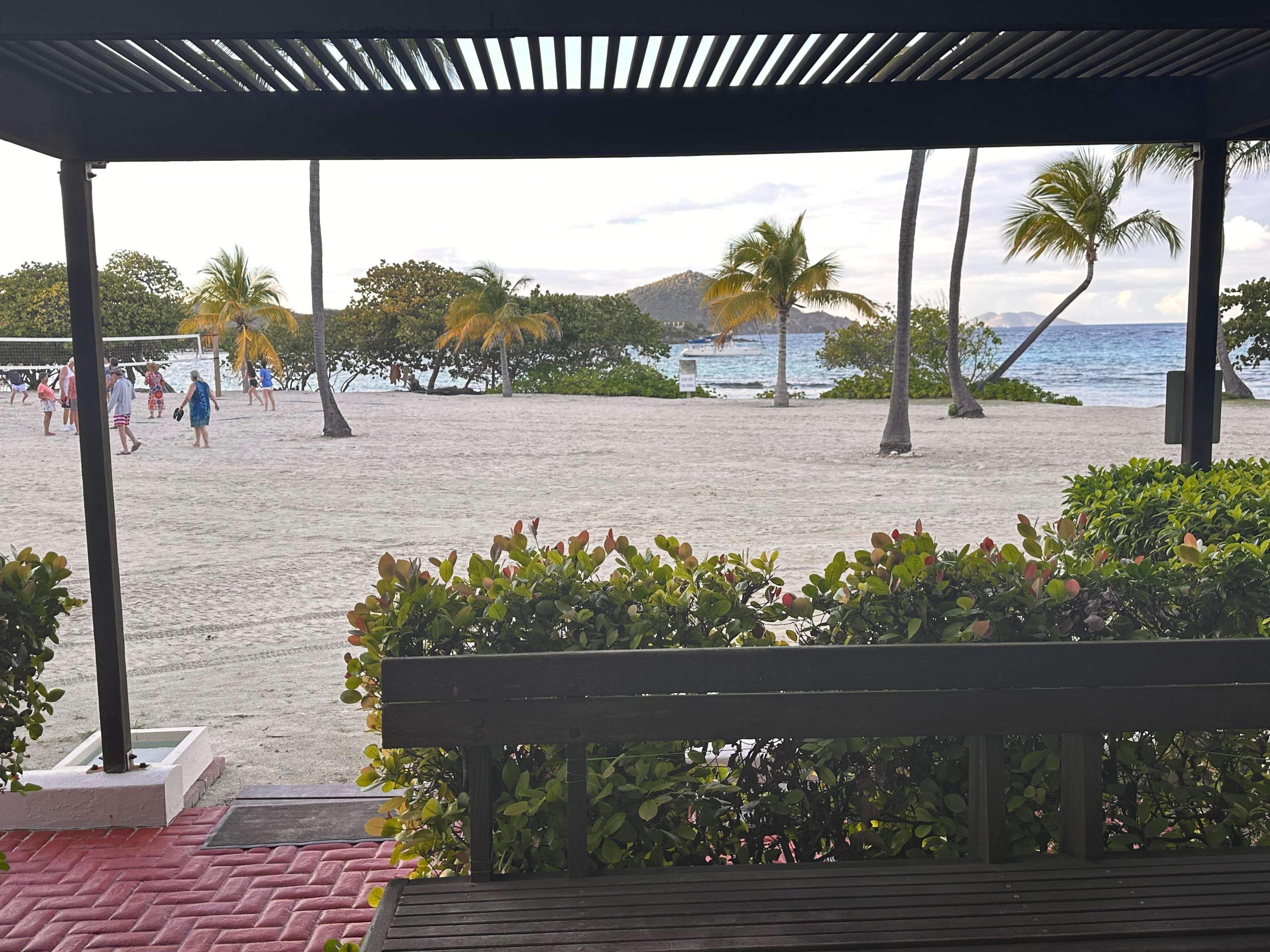 View from patio