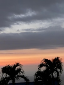 Sunset from the deck