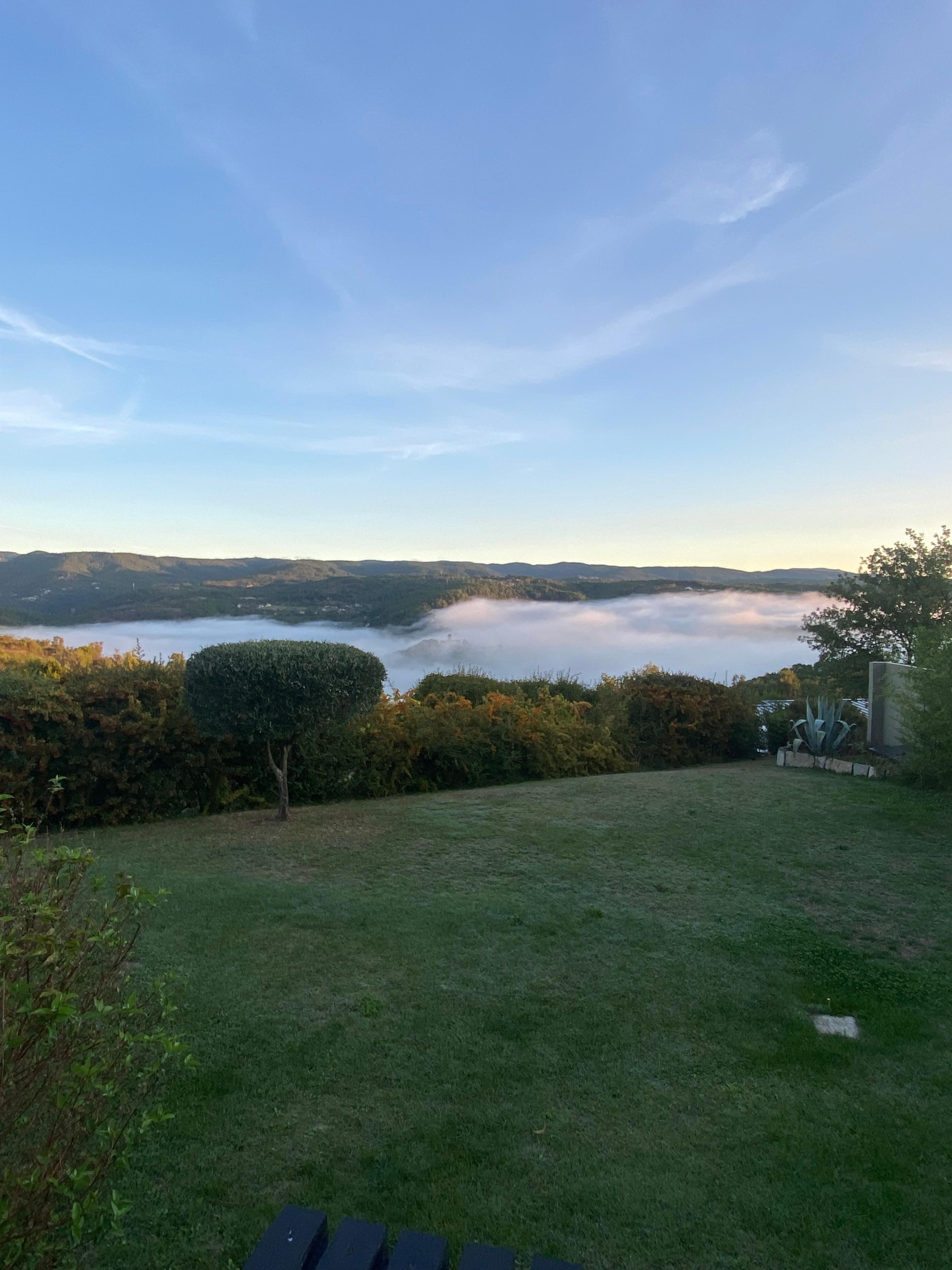 Vue au lever du soleil 