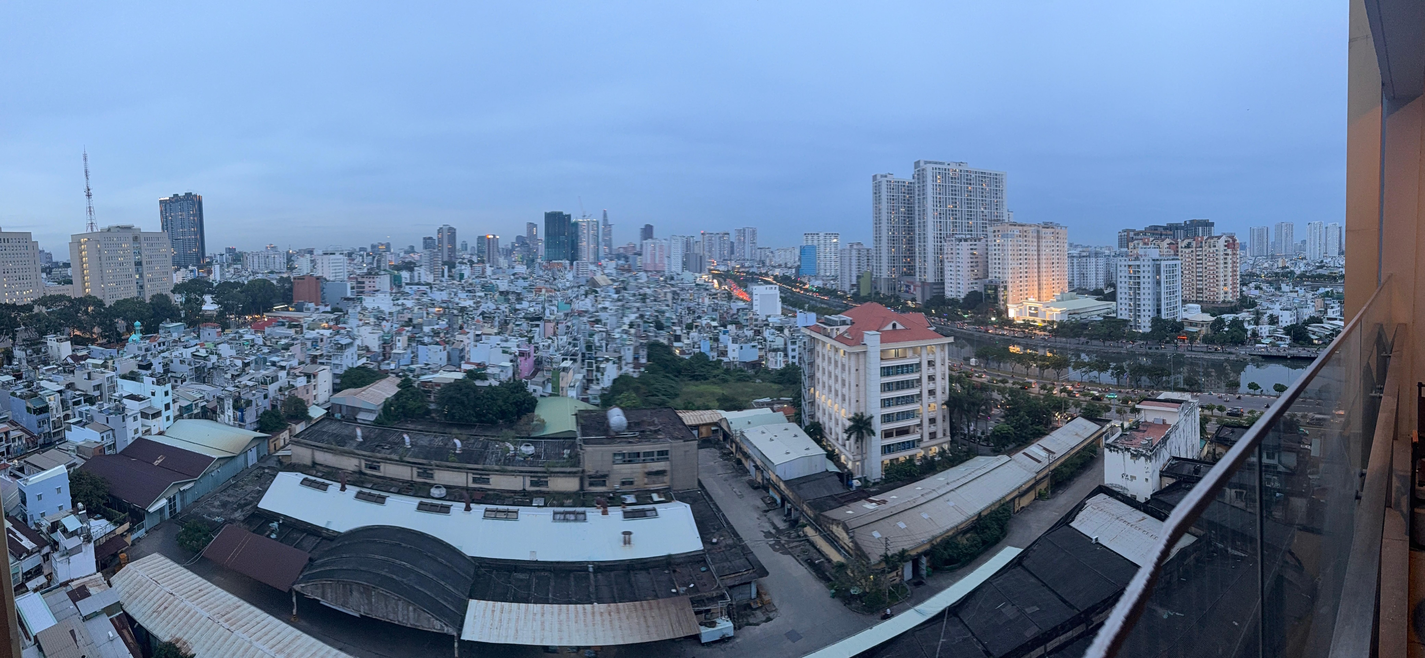 View towards district 1 from apartment 