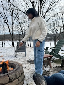 My second oldest grandchild having fun.