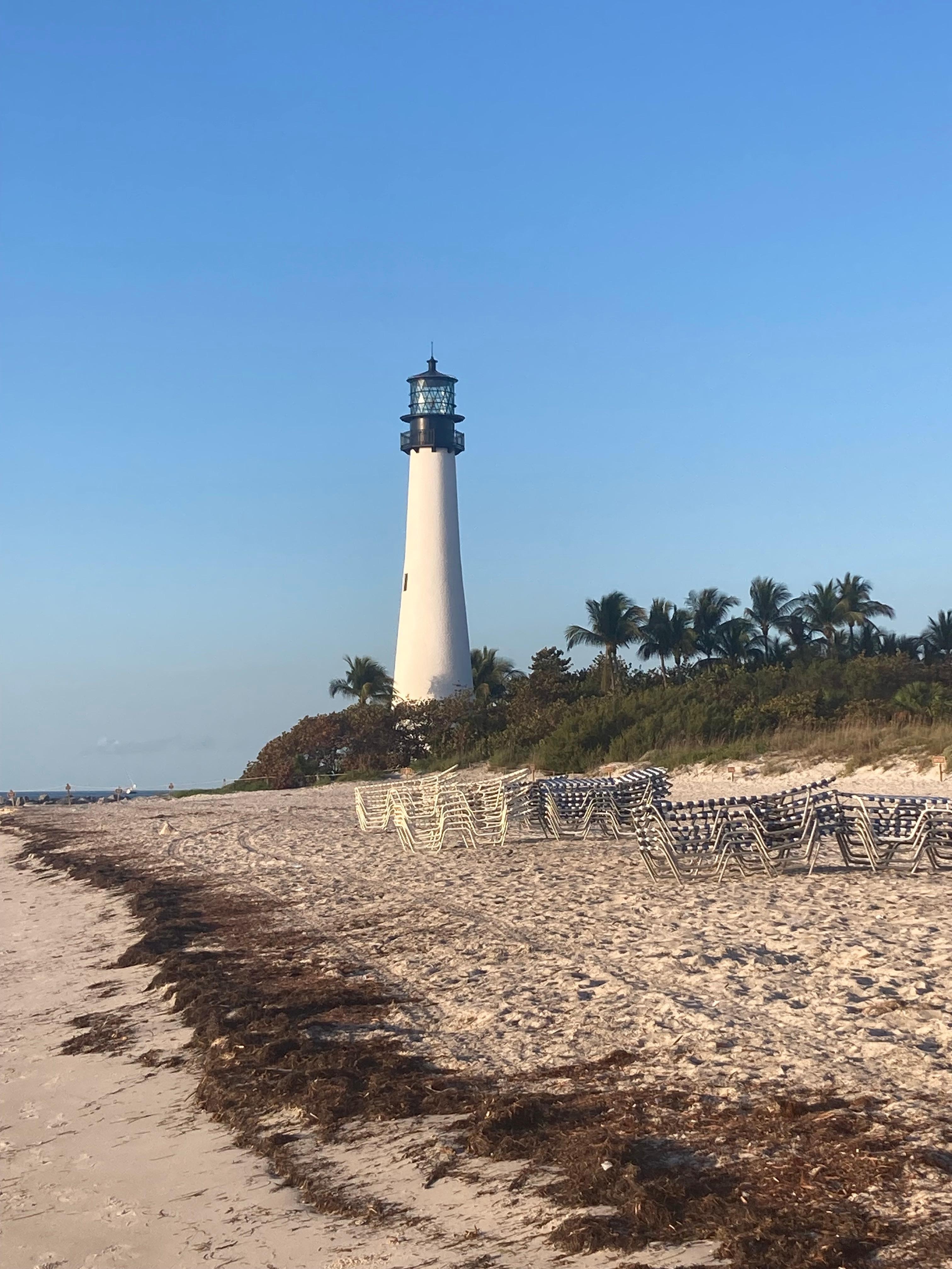 Cape Florida Lighthouse within walking distance of unit