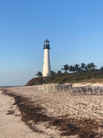 Cape Florida Lighthouse within walking distance of unit