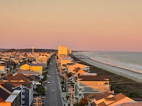 View from side of balcony