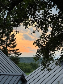 Sunset from the front porch