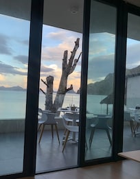 Breakfast with a view.