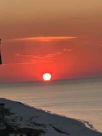 Sunrise on the balcony
