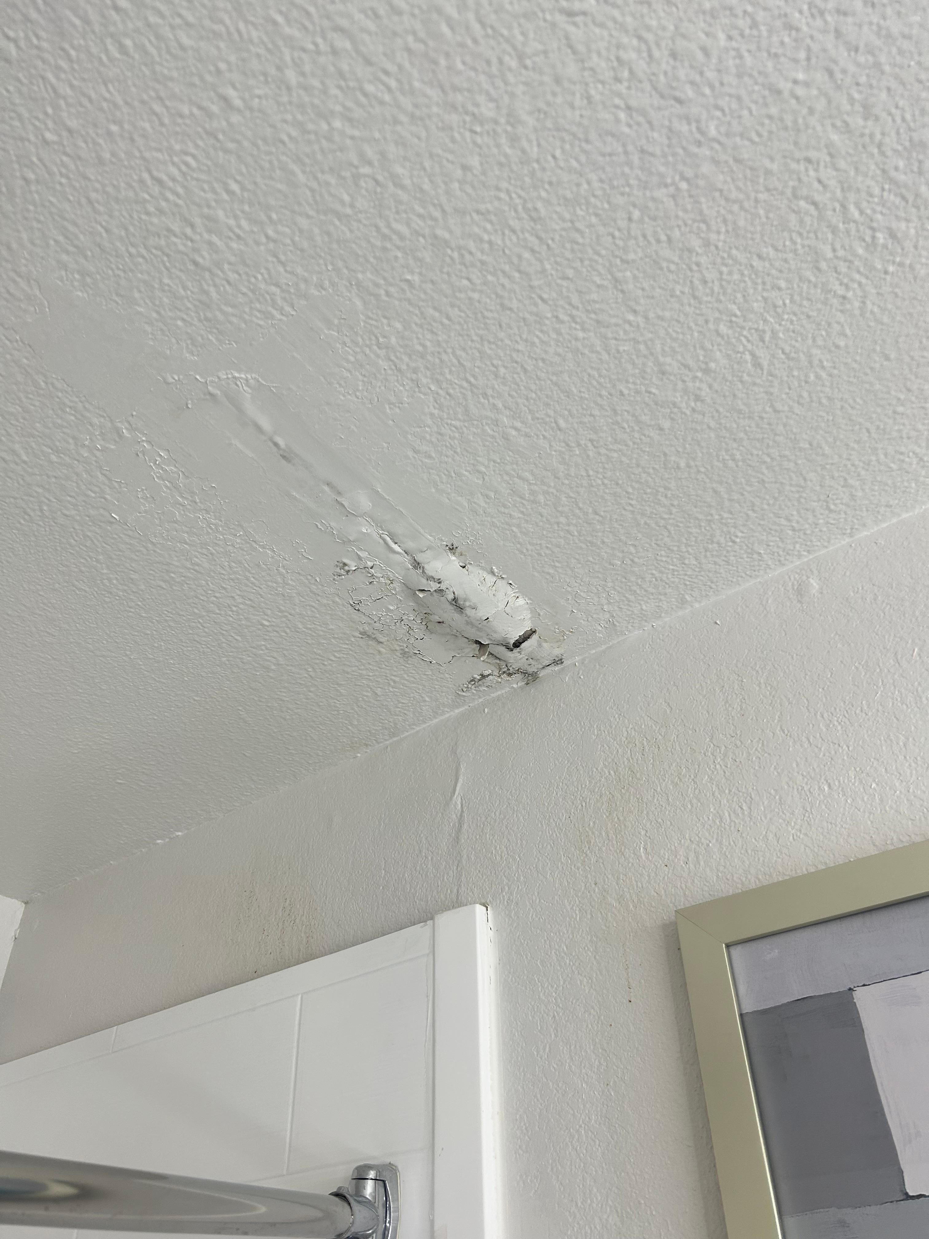 Water leaking from ceiling 