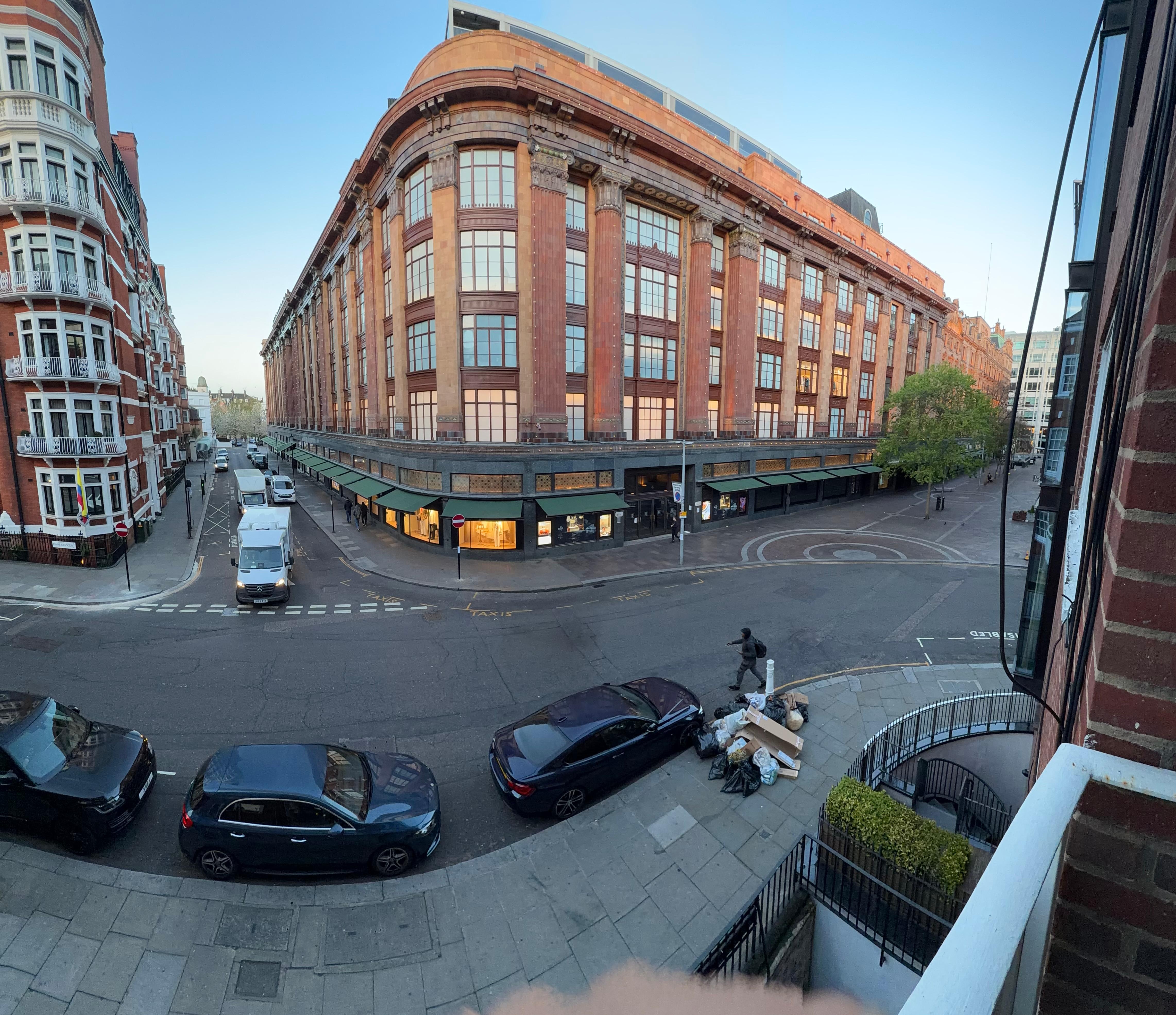 A early morning picture from the balcony 