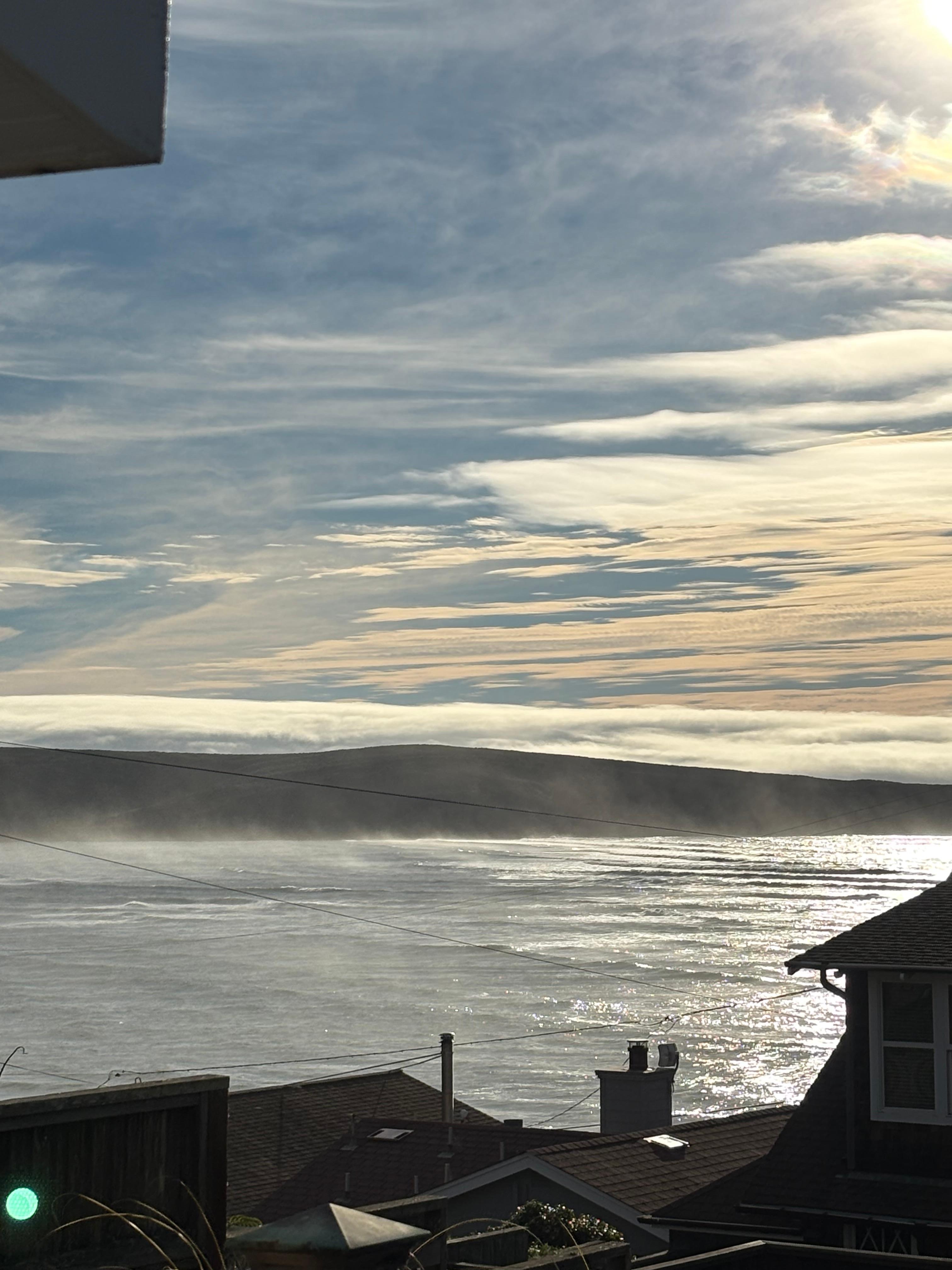 Beautiful view from the deck out back