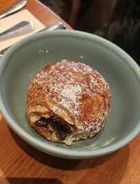 Complimentary pastries that are available in the morning.