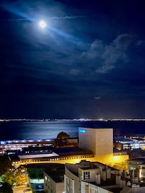 A lovely moon light view from my room