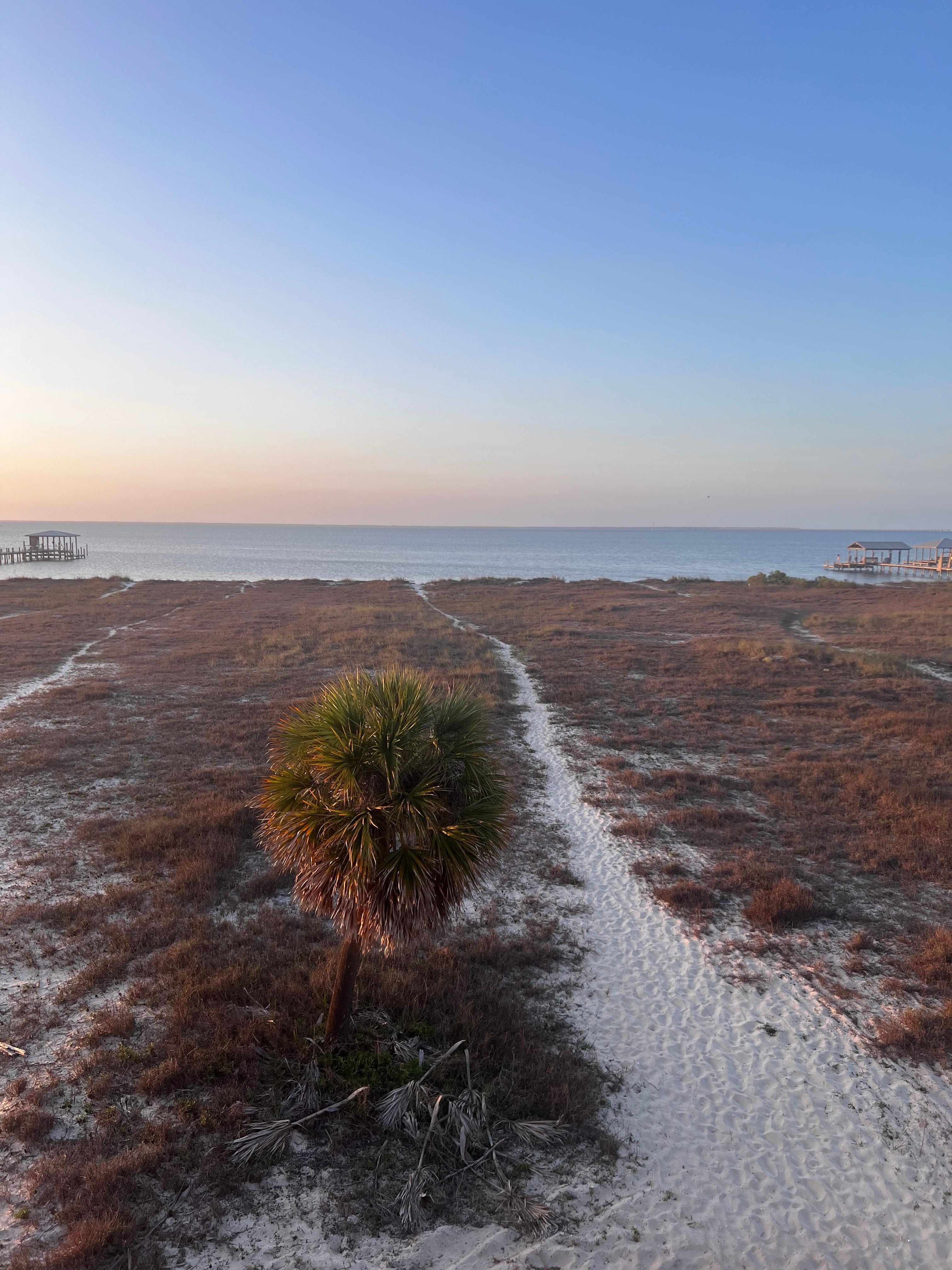 Walk to water bay side from property