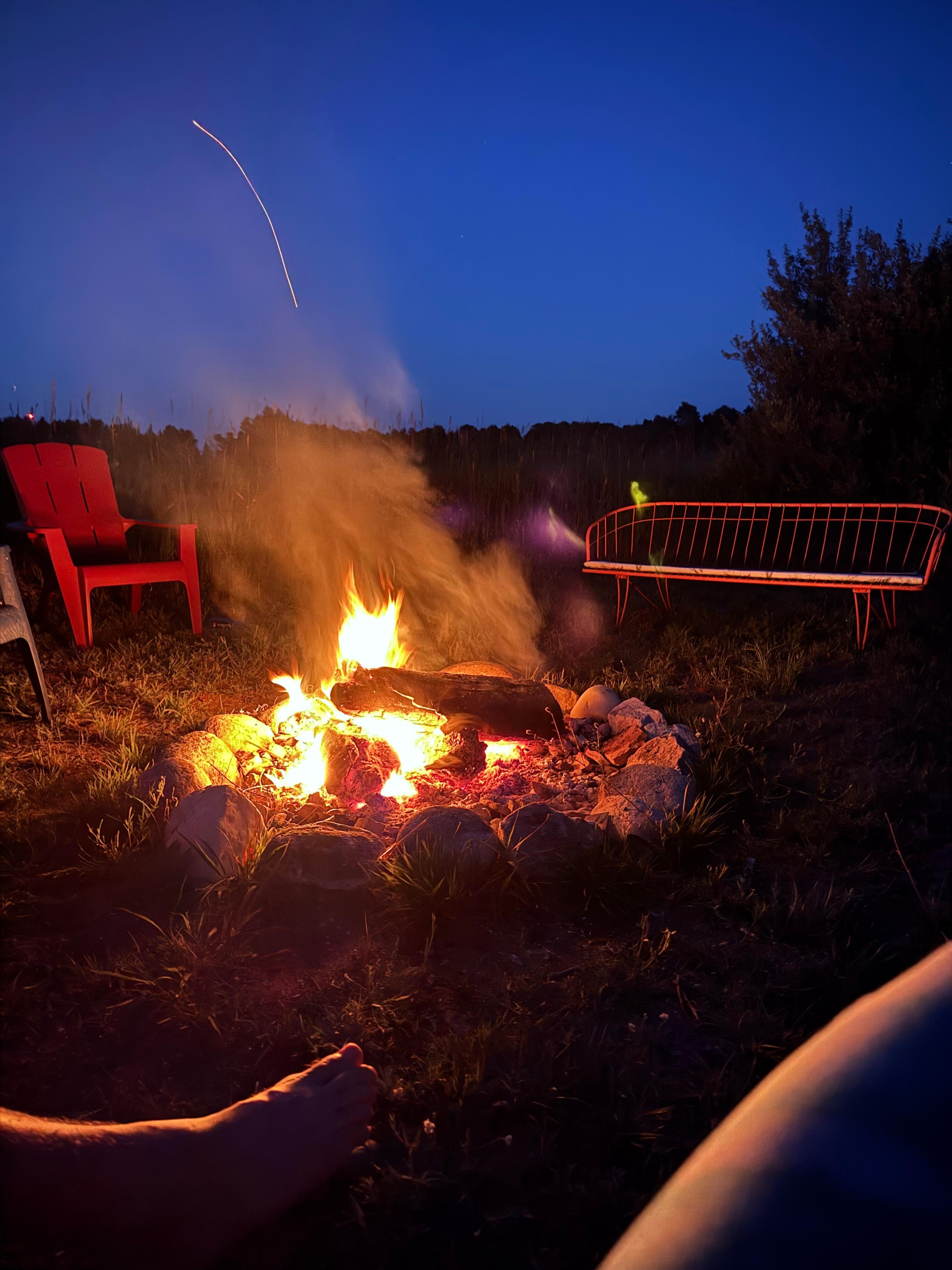 Bonfire and s’mores 