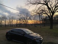 Sunset from the porch