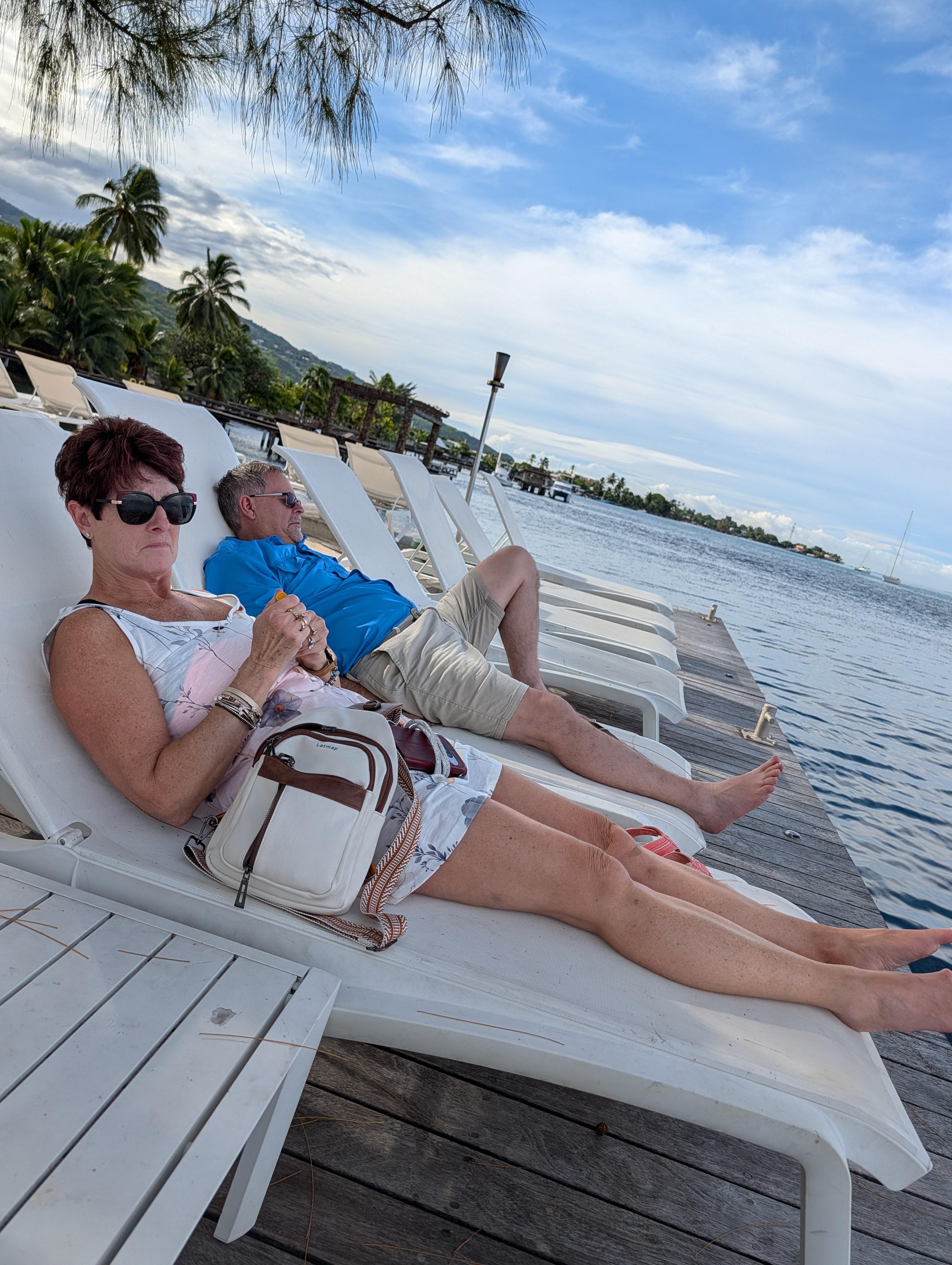 Shoreline to the south