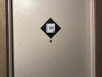 Mosquitos on doors and inside