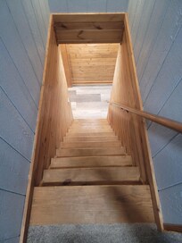 Stairs to the upstairs bedroom