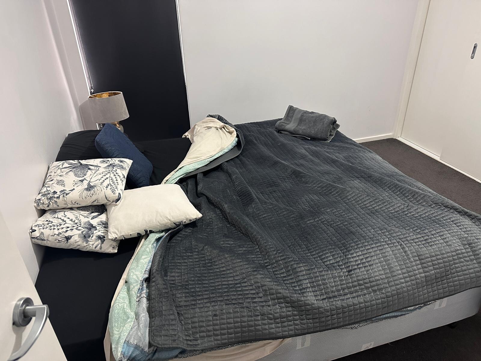 Slept in beds as it was when we arrived